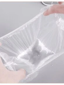 50pcs Non-Tear Transparent Disposable Shower Cap, Waterproof Hair Conditioning Treatment Cap Suitable For Bathing, Hair Oil, Hair Masks - Multicolor - View 9