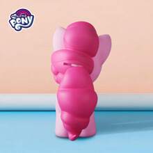 Hasbro 1PC  Officially Licensed Pinkie Pie Dreamy Funny Pony Piggy Bank PVC Material Waterproof Drop Resistant Large Capacity Storage Fun Coin Bank Bedroom Desktop Personality Decoration Savings Thoughtful Coming-Of-Age Gift For Family And Friends - Pink - View 7