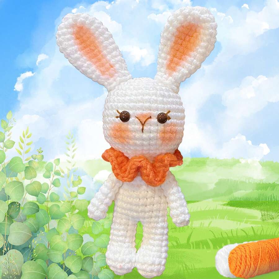 Kit De Crochet Débutant 8 Pièces - Animaux Mignons Avec Vidéo Tutoriel Et Porte-Clés