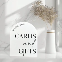 1pc Acrylic Arch Sign, Wedding & Party Decoration, Wedding & Party Supplies - White - View 5