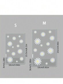 50/100 件雏菊花糖果袋 - 透明饼干烘焙包装袋 - 适用于婚礼、生日和派对 - 礼品包装和派对礼品的理想选择
