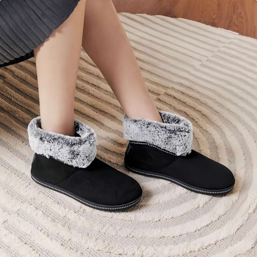 Skechers 现代舒适冬季系列女士时尚保暖内衬保暖休闲短靴