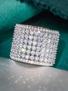 خاتم من المكعب أنيق للنساء لهدايا أعياد الميلاد وعيد الحب والأم وعيد الأم،' قطعة واحدة