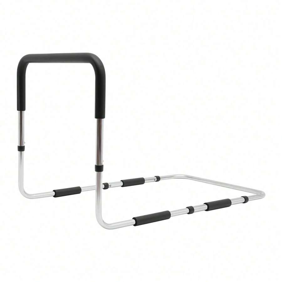 Futchoy Bed Rail For Seniors And Adults, Sturdy Carbon Steel With Anti-Slip Base And Double Foam Armrests, Easy Assembly Without Tools, Ideal For Fall Prevention And Support At The Bedside. - White - View 1