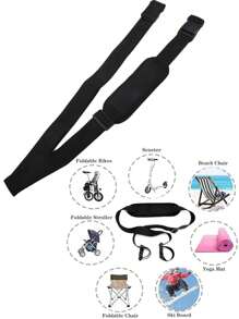1 pièce Sangle d'épaule multifonctionnelle, utilisée pour libérer les mains et économiser l'effort. Sangle d'épaule universelle pliable pour chaise, vélo, scooter avec sangle d'épaule de chaise de plage réglable