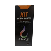 Kit de Limpa Lentes com Flanela Mágica Limpeza de Telas Celular Tv Notebook Relógio Monitor