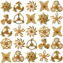 5 件/10 件/15 件/20 件迷你手指陀螺，随机发货金属小