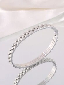 1 pieza de pulsera de acero inoxidable con engranaje y diseño de moda, joyería adecuada para hombres y mujeres para uso diario, festivales de música y fiestas