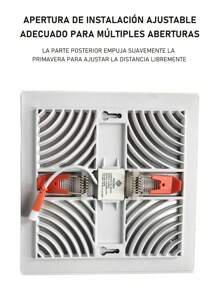 Ultra-Thin, Bezel-Less, Free-Opening LED Downlight, Recessed Ceiling Light With Adjustable Aperture. - 24W - View 3