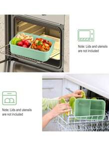 Set Bento Box Adult Lunch Box, Containers For Adults Men Women With 3 Compartments, Lunchable Food Container With Utensils, Sauce Jar, Muffin Liners, Microwave & Dishwasher Friendly, Brown, (Send Knives, Forks, Spoons, And Chopsticks ),Kitchen,Christmas Gift