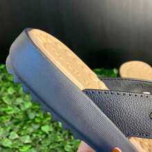 Sandália Chinelo Feminino Azaleia Conforto Ortopedico Confort Massageador Mulher Casual Esporao - Preto - Visão 6