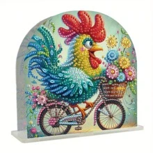 1pc/Set DIY Animals Diamond Art Tissue Holder -Owls, Bird, Chicken Pattern Designs Crystal Rhinestones Diamond Painting Napkin Holder Size
