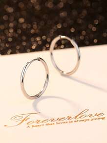 1 对女孩环形耳环 环形耳环 防过敏耳环 轻质吊坠耳环 - 彩色 - 查看 7