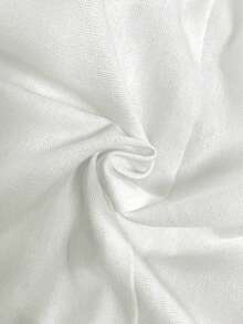 Women's Casual Linen V-Neck Loose Short Sleeve Blazer Jacket, Suitable For Spring/Summer Vacation - White - View 8