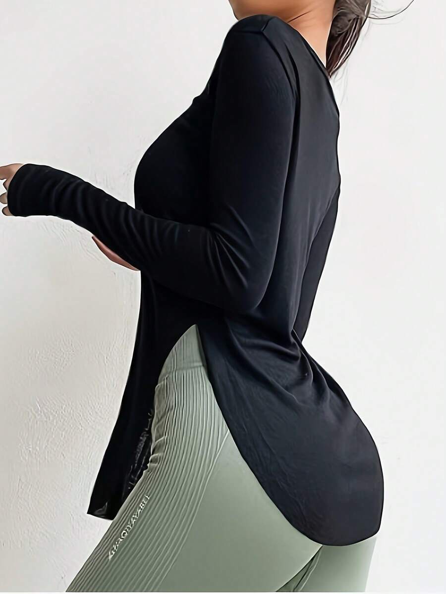 Áo tập thể dục yoga nữ, áo thể thao nhanh khô, thích hợp cho chạy bộ, tập gym, lớp lót nén co giãn.