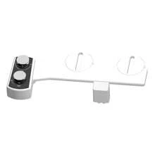 冷热水马桶喷头,超薄温水喷头,非电动可调压力自清洁喷头,适用于臀部和女性私处清洗,易于安装,浴室配件,浴室工具 - 黑與白 - 查看 17