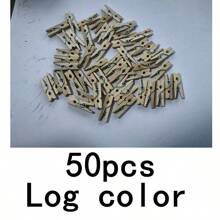 20/50/100pcs 2.54cm Natural Wooden Mini Clothespins With Rope, Mini Clothes Pegs For Photos, Crafts, Artworks, Cocktails(Without A Rope), Gender Reveal Party, Perfect For Birthdays, Weddings, Parties, The Perfect Gift For Colleagues, Friends, And Family, Back To School