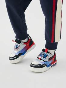 Balabala Kids' Sports Sneakers, Fashionable Spring/Fall New Year Shoes - Blue Tint - View 2