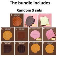 80صفحة/مجموعة دفتر ملحوظات جيب مزين بتصاميم الشوكولاتة والقشدة والفراولة العطرية، بشكل بسكويت وكعكة، قابل للتمزيق، هدية ممتعة للأصدقاء والمكاتب ،لوازم مدرسية