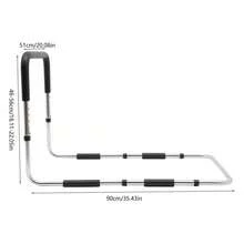 Futchoy Bed Rail For Seniors And Adults, Sturdy Carbon Steel With Anti-Slip Base And Double Foam Armrests, Easy Assembly Without Tools, Ideal For Fall Prevention And Support At The Bedside. - White - View 2