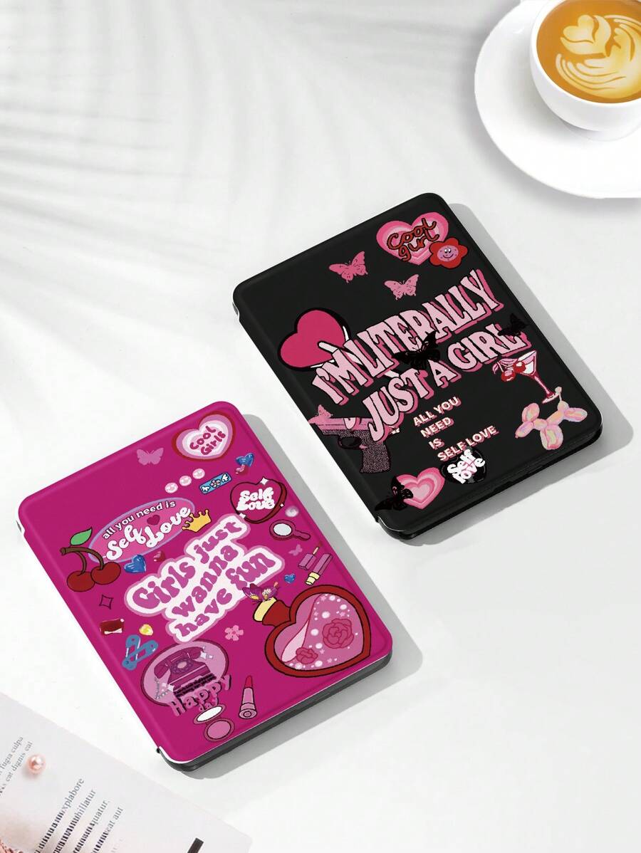 1 件保护套适用于 Kindle NK 11/Kindle Kids Edition/Kindle Paperwhite 5，采用少女心樱花图案，自动唤醒/睡眠功能，轻巧纤薄，保护您的阅读设备