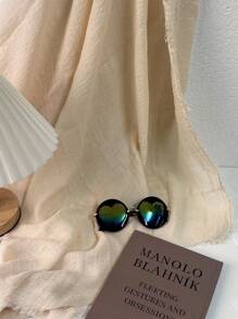 1pc Ultra-Light Children Glasses, Comfortable Wear, Fashionable For Photo Shooting, Party, Travel, Personalized, Cute Heart-Shaped Design