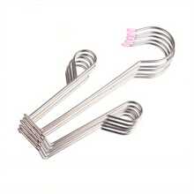 4pcs Shoes Drying Rack, Stainless Steel Shoe Hangers For Household, Stainless Steel Shoe Hangers - 2/4 Packs, Metal Space-Saving Rack With Hooks For Closet Organization, Unfinished Metal Construction, Waterproof And Rust-Resistant, Easy To Assemble, Versatile Home And Laundry Footwear Storage Accessory,Spring,Minimalist,Summer Tops