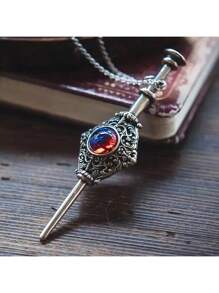 1 件哈利风格项链、魔杖吊坠项链、手工复古魅力项链、生日礼物、圣诞礼物、节日礼物、礼物 - 彩色 - 查看 11