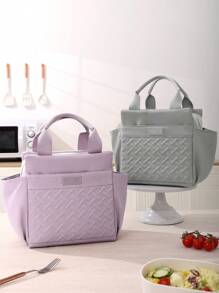 Bolsa de almuerzo aislada de gran capacidad de 10L, bolsa de mano multifuncional para exteriores y resistente al agua actualizada, bolsa térmica de adulto a prueba de fugas y agua, bolsa refrigerante con cremallera para oficina, escuela, vacaciones y picnic, bolsa para llevar el almuerzo, bolsa de almacenamiento, bolsa de almuerzo para mujer, bolsas de verano para comida, bolsas de picnic y camping