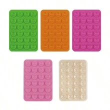 5pcs Silicone Phone Grip, Suction Cup Phone Holder, Hands-Free Phone Handle, Ring Holder Compatible With IPhone And Android - Multicolor - View 43