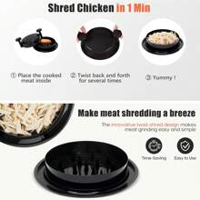 1pc Manual Chicken/Beef Shredder, Reusable Meat Grinder, Creative Chicken/Beef Shredder, Kitchen Tool, Christmas Gift