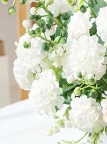 1PC/3PCS Sztuczne kwiaty-Hortensja, Hortensja jedwabna, Sztuczne rośliny, Dom, Jadalnia, Salon, Dekoracja ogrodu zewnętrznego, Sztuka wstawiania kwiatów, Rekwizyty fotograficzne, Jesień, Wiosna, Wazon, Ściana kwiatowa, Wieniec kwiatowy, Bukiet ślubny, Dekoracja ślubna, Materiały na wieniec kwiatowy DIY, Materiały dekoracyjne na przyjęcie urodzinowe, Akcesoria do dekoracji domu, Walentynki, Prezenty noworoczne