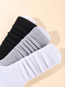 6 pares de calcetines casuales de punto para mujeres, calcetines con anillos para el cabello femeninos, calcetines con anillos para el cabello, calcetines redondos para mujeres