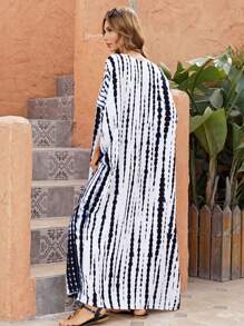 Kaftan Dresses For Women Beach Coverups, Plus Size Kaftans For Loungewear & Swimwear Modern Long Caftans - 彩色 - 查看 4