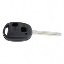 1 pieza Carcasa negra de repuesto para llave de coche de 2 botones, apta para Toyota Yaris/Corolla - Negro - Ver 5