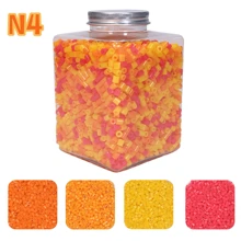 Pana-beads 节日装饰 5MM 熔珠、铁珠、400 件/3000 件/5000 件/罐、儿童艺术拼图珠子 Perler 珠子 DIY 手工礼品玩具、熔珠手工像素艺术 DIY 拼图 3D 拼图 DIY 熨烫珠子手工艺品制作