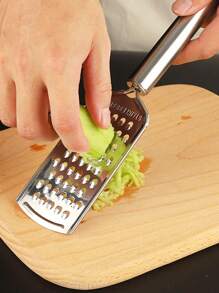 1 Multifunctional Silk Eraser, Potato And Radish Slicer, Stainless Steel Multifunctional Slicer, Potato Shredder Slicer, Kitchen Vegetable Slicer, Polishing And Shaving Tool, Hand Guard, Vegetable Slicer, Scraper, Lemon Slicer, Cheese Grinder, Cheese Slicer, Multifunctional Stainless Steel Garlic Slicer, Ginger Chopper,