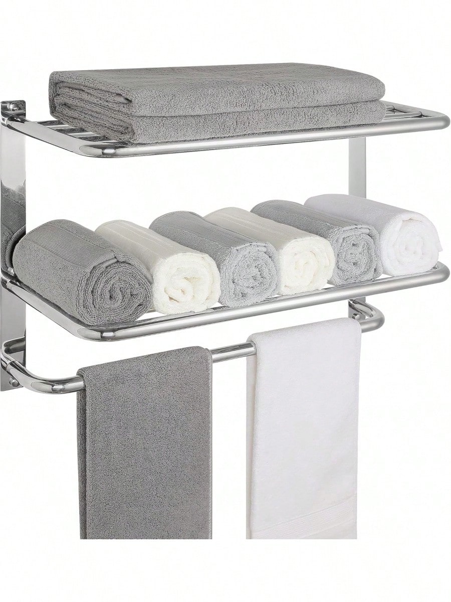 Towel Rack For Bathroom, 22 Inch Tower Holder With Tower Bars, SUS 304 ...