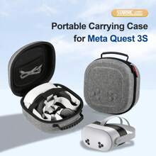 Meta Quest 3 VR Glasses Special Storage Case, Portable Backpack For Storage, Quest 3S Hardshell Protective Storage Case Accessories