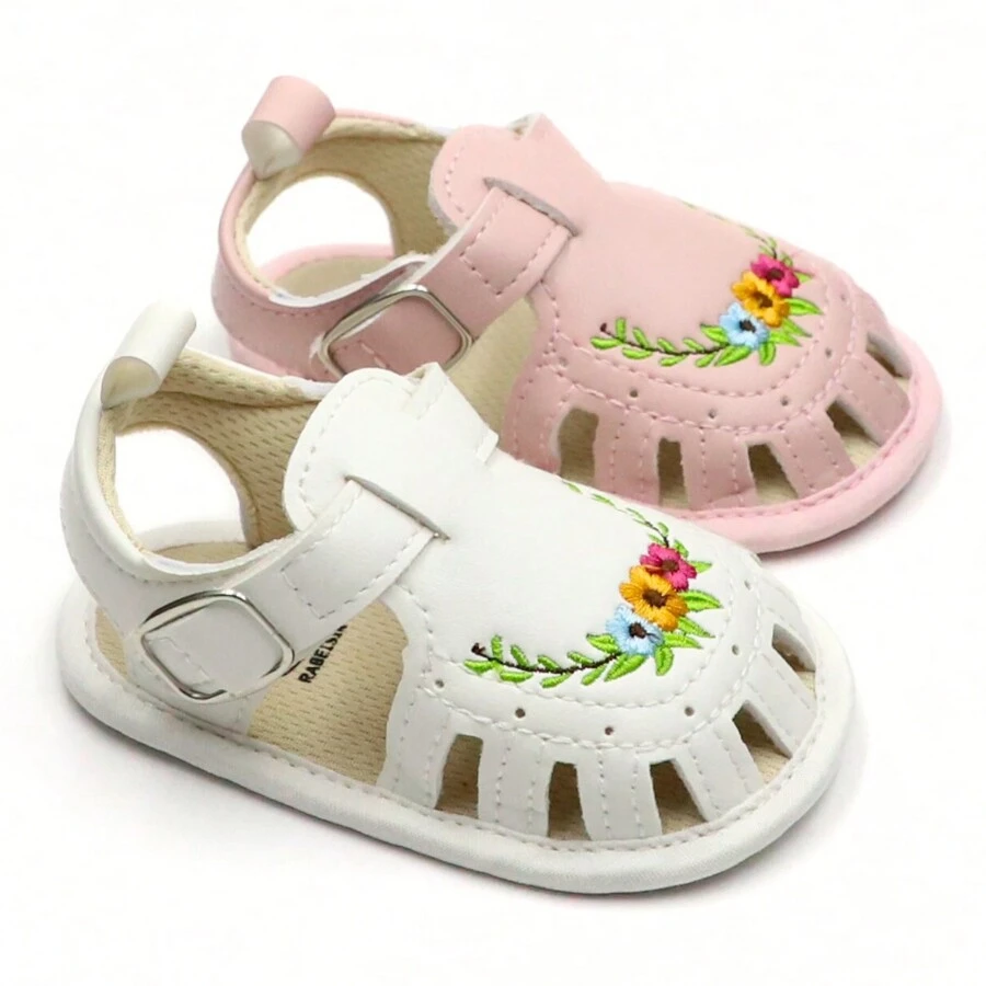 RABEISIR Toddler Anti-Slip Soft Bottom Embroidered Breathable Summer Sandals, Suitable For Daily Wear & Vacation