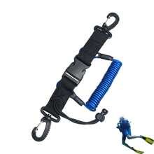 1 Stück Anti-Verlust Federspann-Ködergreifer Schlaufe mit guter Elastizität, geeignet für Bergsteigen, Unfallseil, passend für Tauchen, Surfen (33cm)