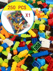 Juguetes de bloques de construcción de partículas pequeñas para niños, kits de entrenamiento de creatividad e imaginación, práctica de habilidades manuales (500 piezas es una combinación de dos paquetes de 250 piezas) - Multicolor - Ver 14