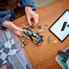 LEGO 乐高极速赛车系列兰博基尼V12 Vision GT超级跑车，车辆玩具，驾驶游戏套装，儿童拼搭模型套装，汽车，送给孩子和游戏爱好者的礼物，F1玩具车，76923 - 76923 - 查看 4