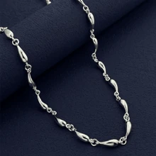 Collar de plata de ley 925, collar de lujo, regalo de joyería elegante, para uso diario