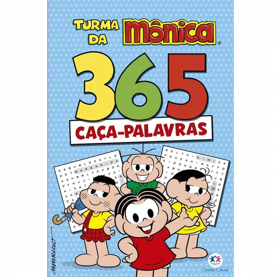 365 Caça-palavras da Turma da Mônica - Livro único - Visão 1