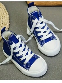 Baby Boy Girl Tennis Shoes Booties Shoe Corn Boot Unisex Casual Urban First Steps 12mx-21mx Made In Mexico Canvas White Pink Black Orange Lilac - 藍色 - 查看 2