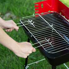 Aktive Bếp nướng than di động nhỏ có thể điều chỉnh độ cao có chắn gió ✅ Giao hàng 24/48 giờ đến Tây Ban Nha (bán đảo) - Nhiều màu - Xem 5