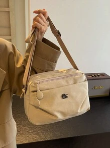 Crossbody Handbags For Women With Multi Pocket Shoulder Bag Nylon Travel Purse