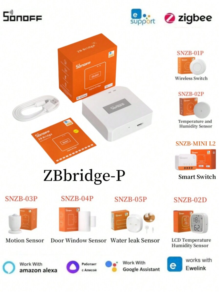 Sonoff Zigbee Bridge Sonoff Bridge Sonoff Zbmini L2 SNZB-02D SNZB-02p ...