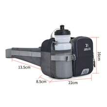 Gürteltasche, Sport-Gürteltasche aus Nylon mit großem Fassungsvermögen, Laufgürtel mit Aufbewahrung für Wasserflaschen, Multifunktionale Wasserflaschen-Hüfttasche,Wasserdichte Outdoor-Sport-Hüfttasche, für Outdoor-Sportarten, Laufen, Camping, Wandern, Bergsteigen